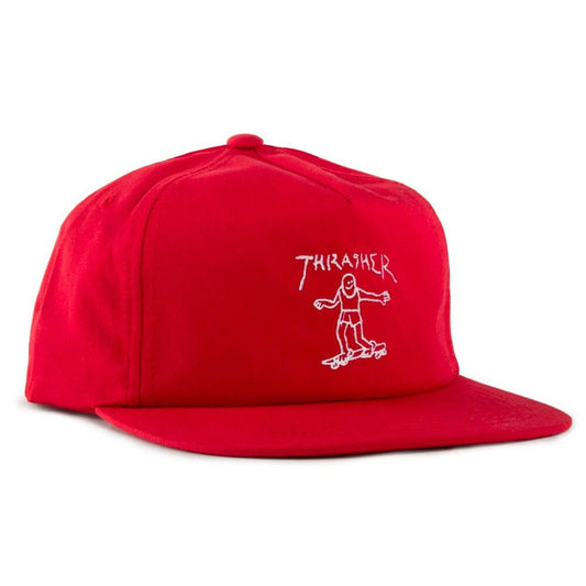 Thrasher - Gonz Logo Snapback Red.