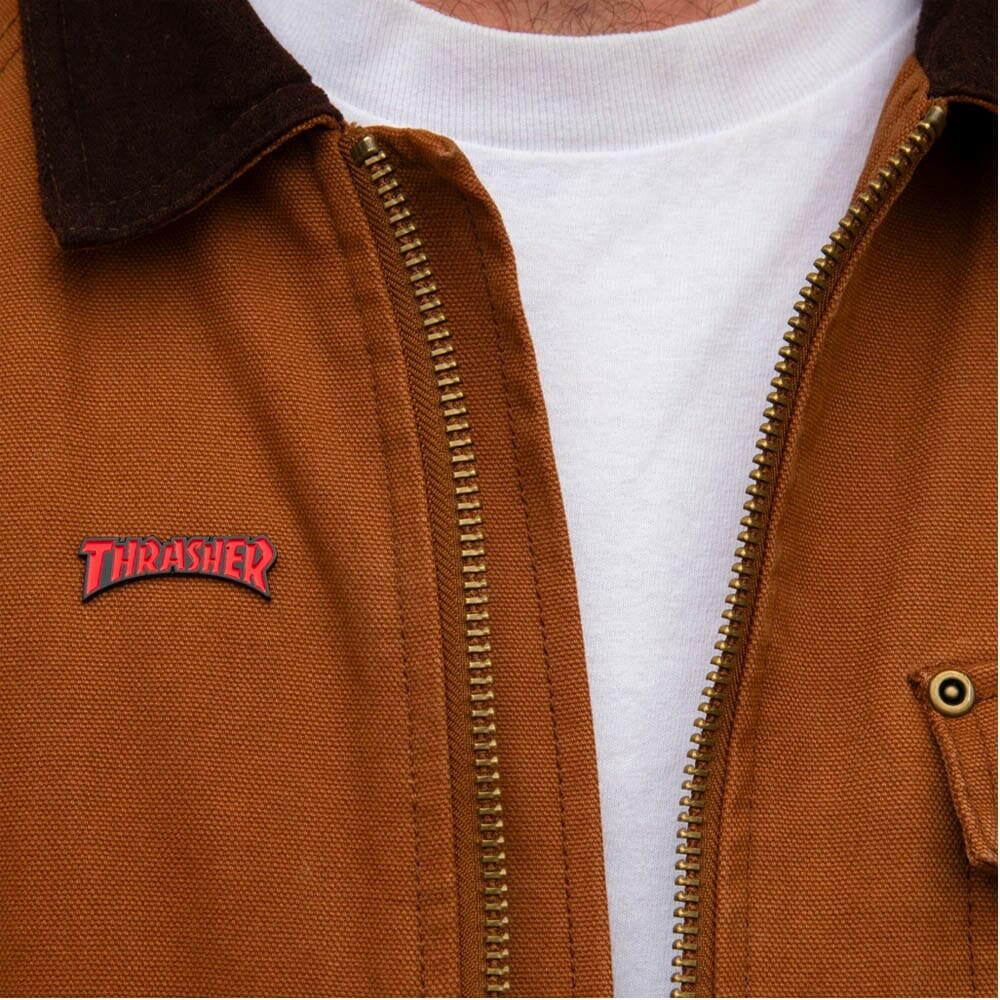 Thrasher Logo Lapel Pin Soft Enamel
