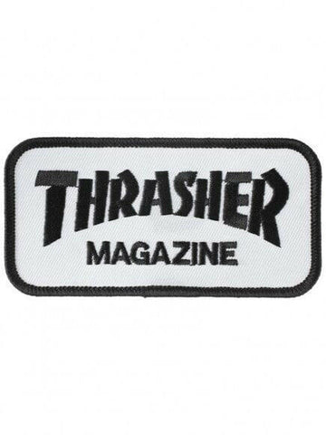 Thrasher - Logo Patch White.