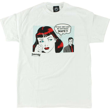 Thrasher - New Boyfriend Mens Tee White.