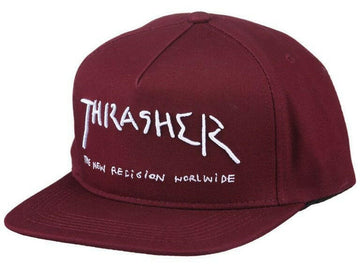 Thrasher - New Religion Snapback Maroon.