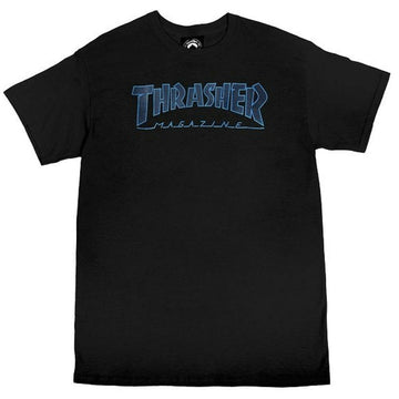 Thrasher - Outlined Tee Black/Black.
