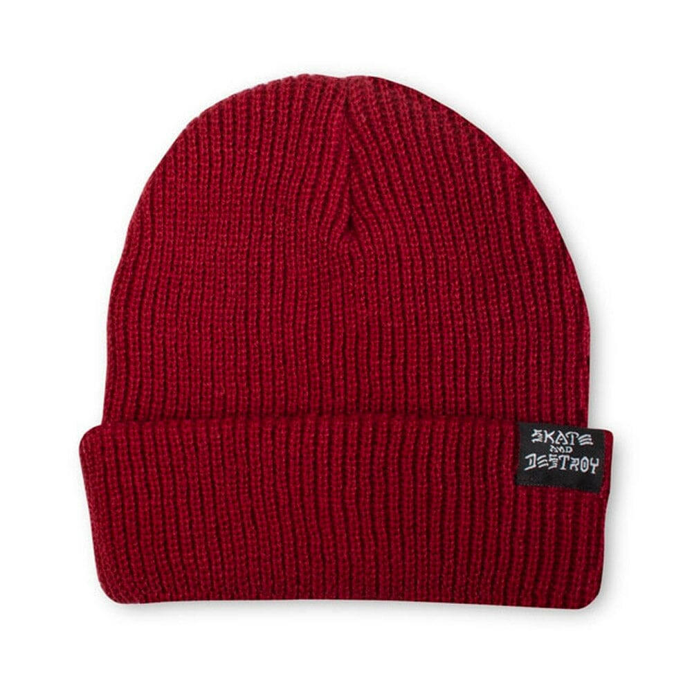 Thrasher - Skate & Destroy/Skategoat Beanie Maroon.