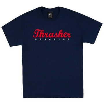 Thrasher - Script Tee Navy.