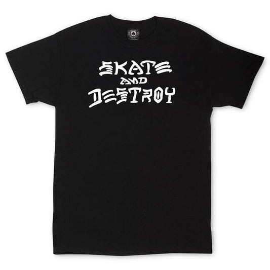 Thrasher - Skate and Destroy Tee Black.