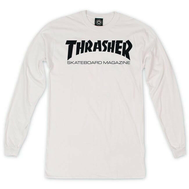 Thrasher - Skate Mag L/S Tee White.