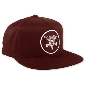 Thrasher - Skategoat Snapback Maroon.