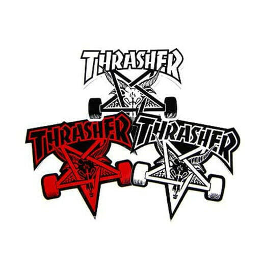 Thrasher - Skategoat Die Cut 4" Sticker.
