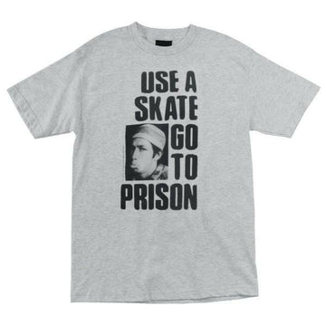 Thrasher - Use A Skate Go To Prison Tee Grey.
