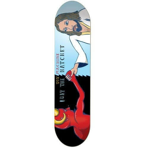 Toy Machine Bury The Hatchet 8.0 Skateboard Deck.