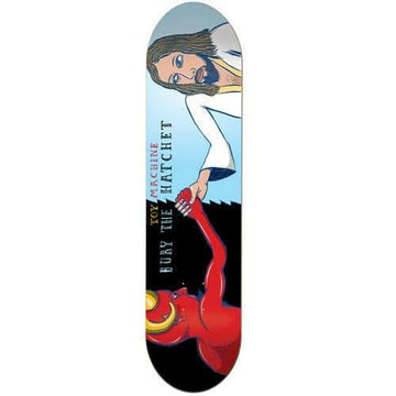 Toy Machine Bury The Hatchet 8.0 Skateboard Deck.