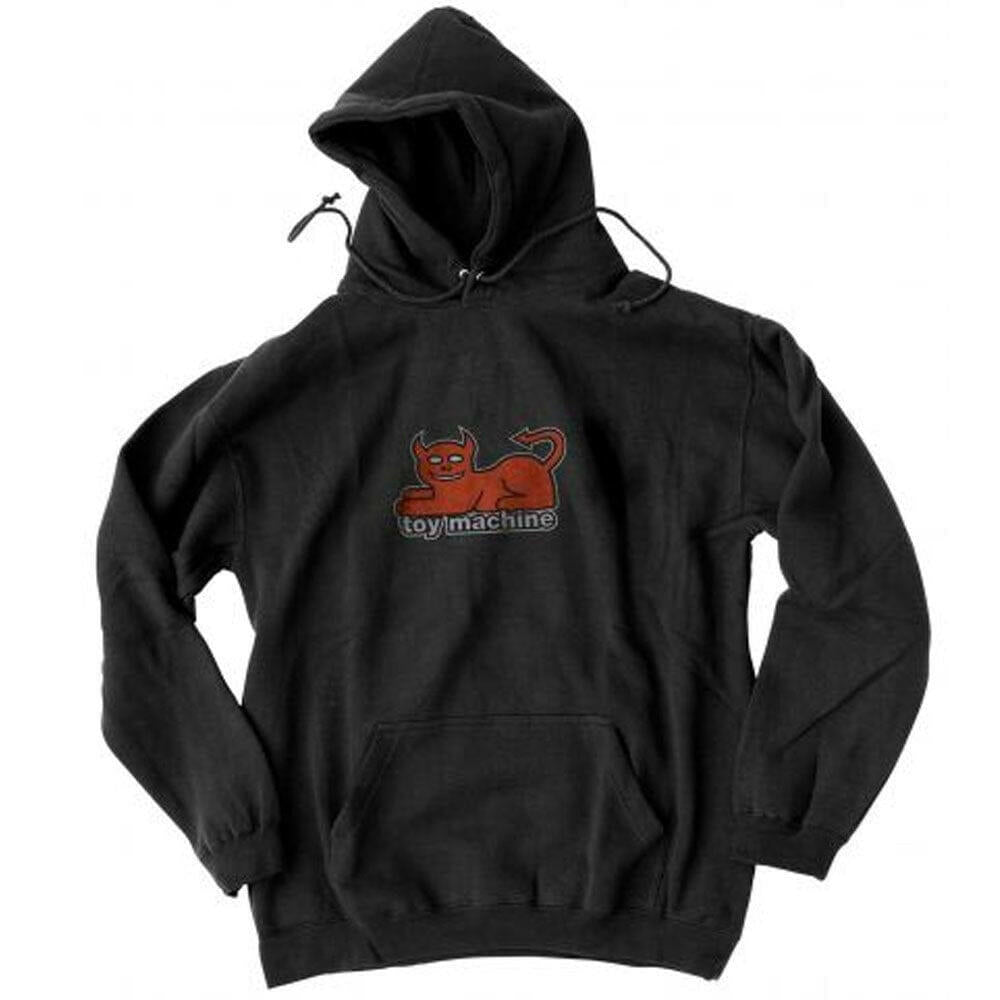 Toy Machine - Devil Cat 2019 90's Mens Hoodie Black.