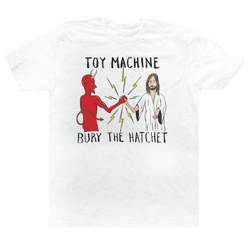 Toy Machine - Bury The Hatchet Mens Tee White.