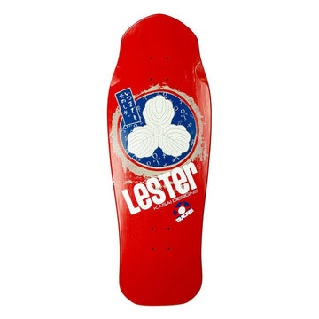 Tracker - Lester Kasai Oak Leaf Red Dip 10.375 Reissue Skateboard Deck.