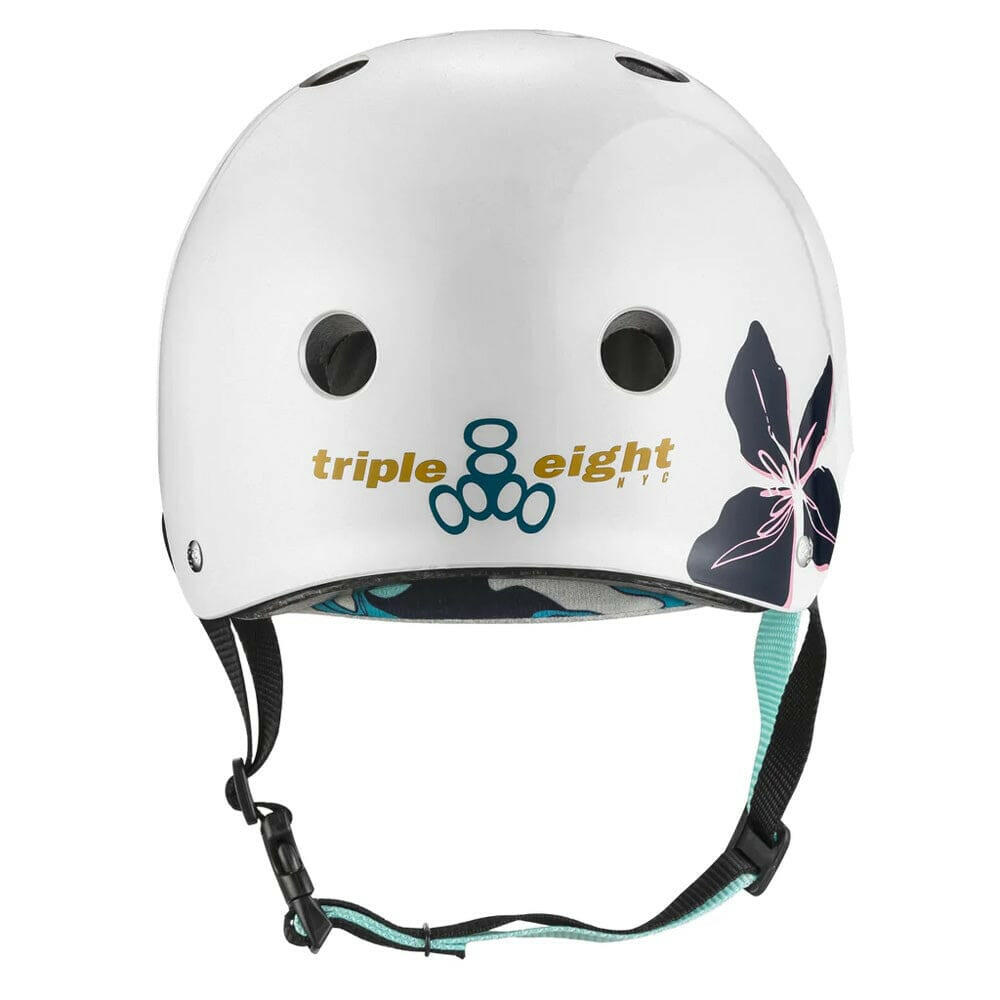 Triple 8 Certified Sweatsaver Helmet Floral.