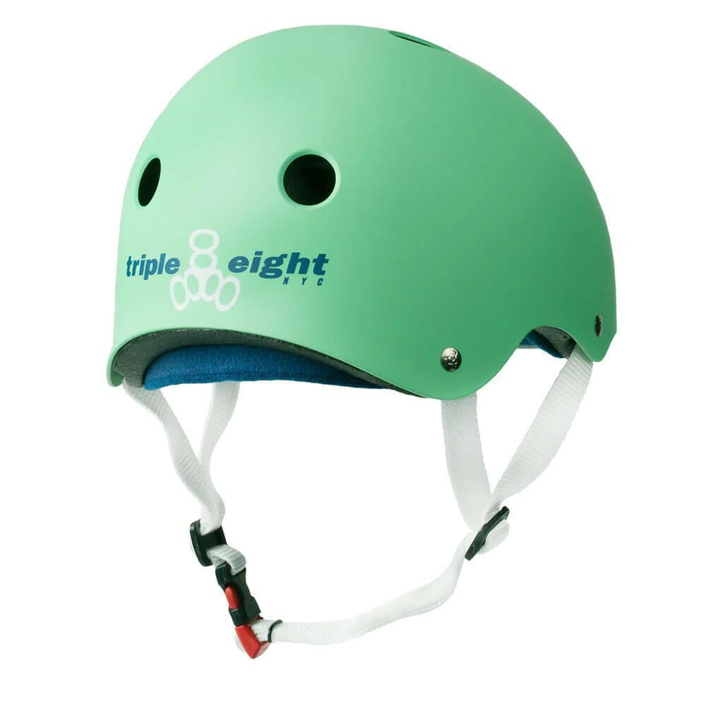 Triple 8 Certified Sweatsaver Helmet Mint Rubber.
