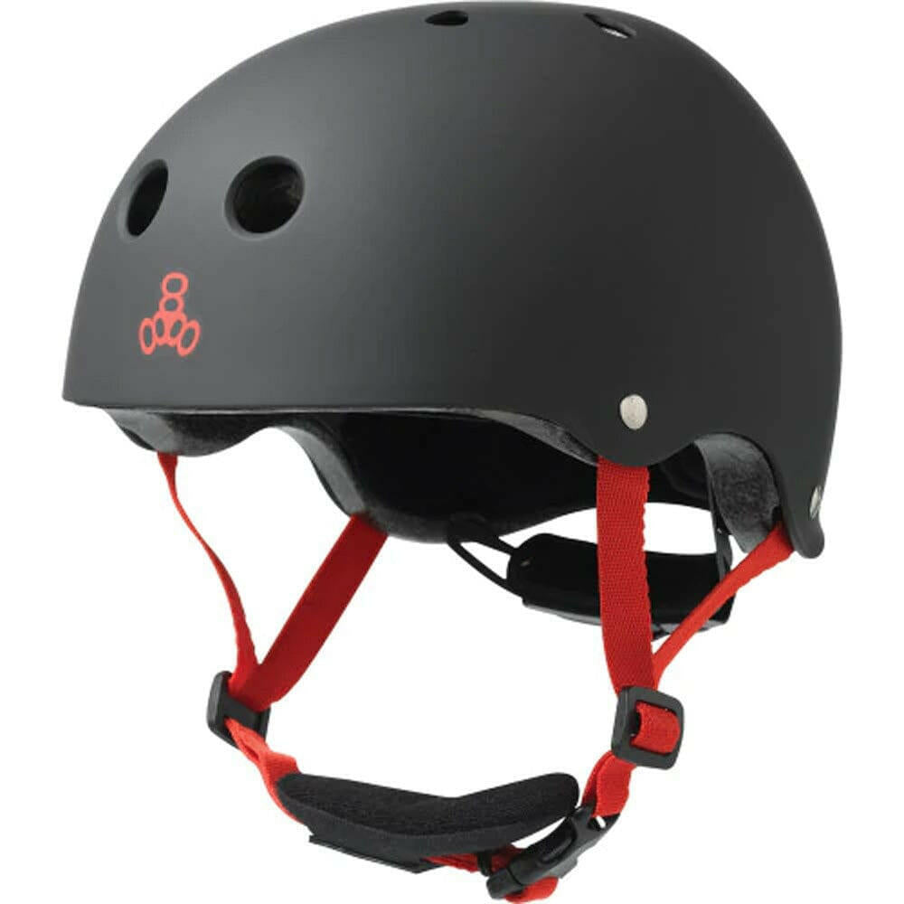 Triple 8 - Lil 8 Certified Youth Helmet Black Matte.