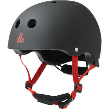 Triple 8 - Lil 8 Certified Youth Helmet Black Matte.