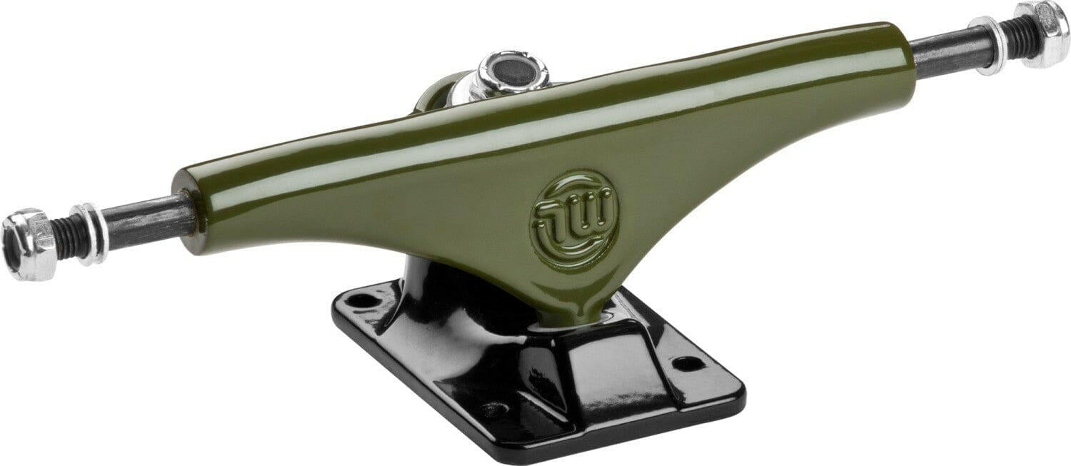 Mini Logo - Mini Logo 7.63" Green/Black Skateboard Trucks.