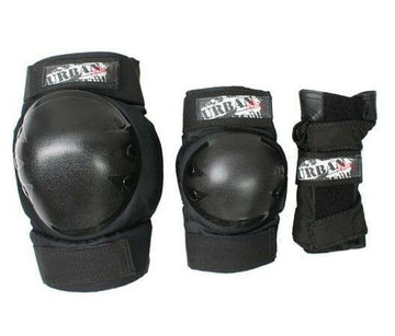 Urban Skater - Tri Pack Pad Set Black.