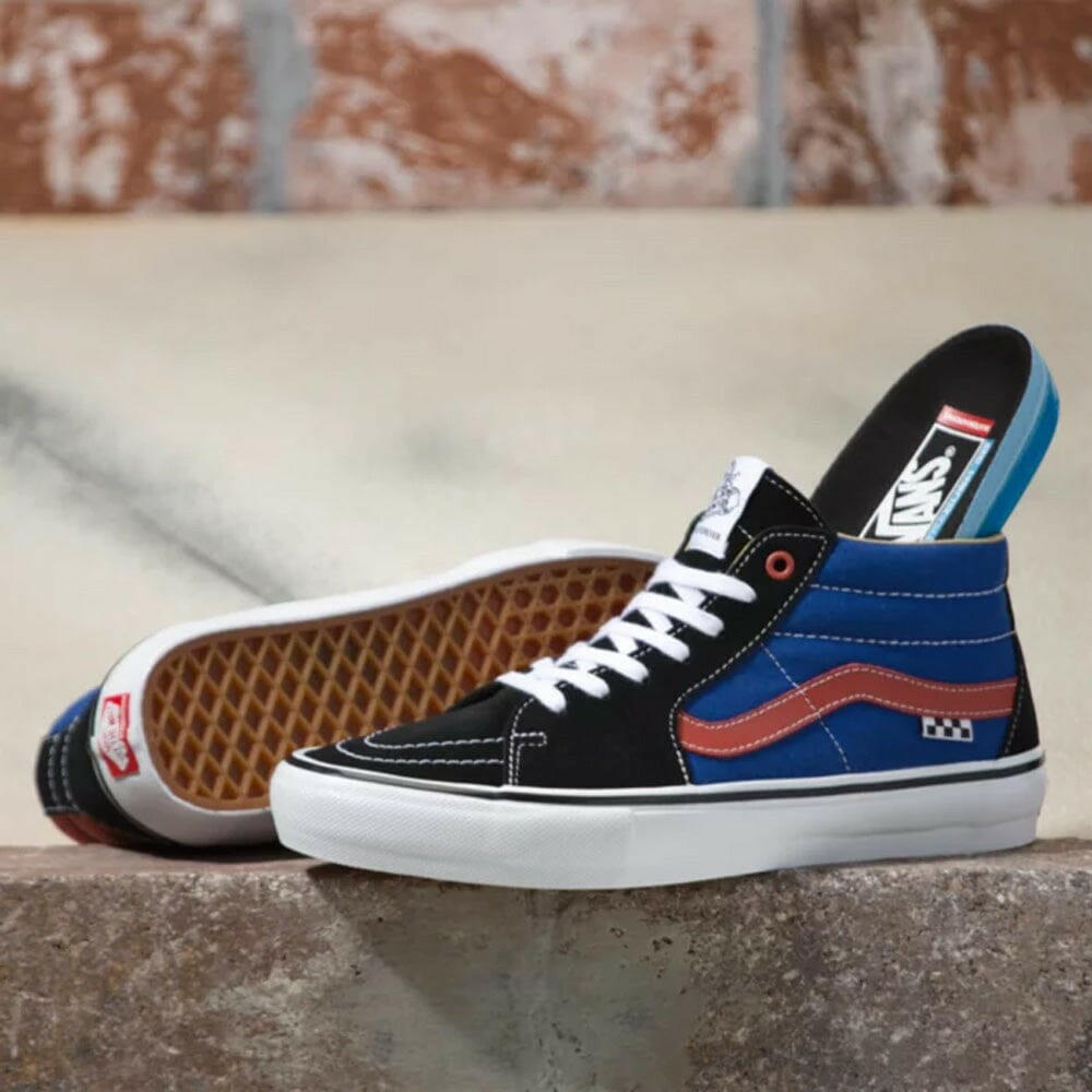 Vans - Skate Grosso Mid Shoes University Red/Blue.
