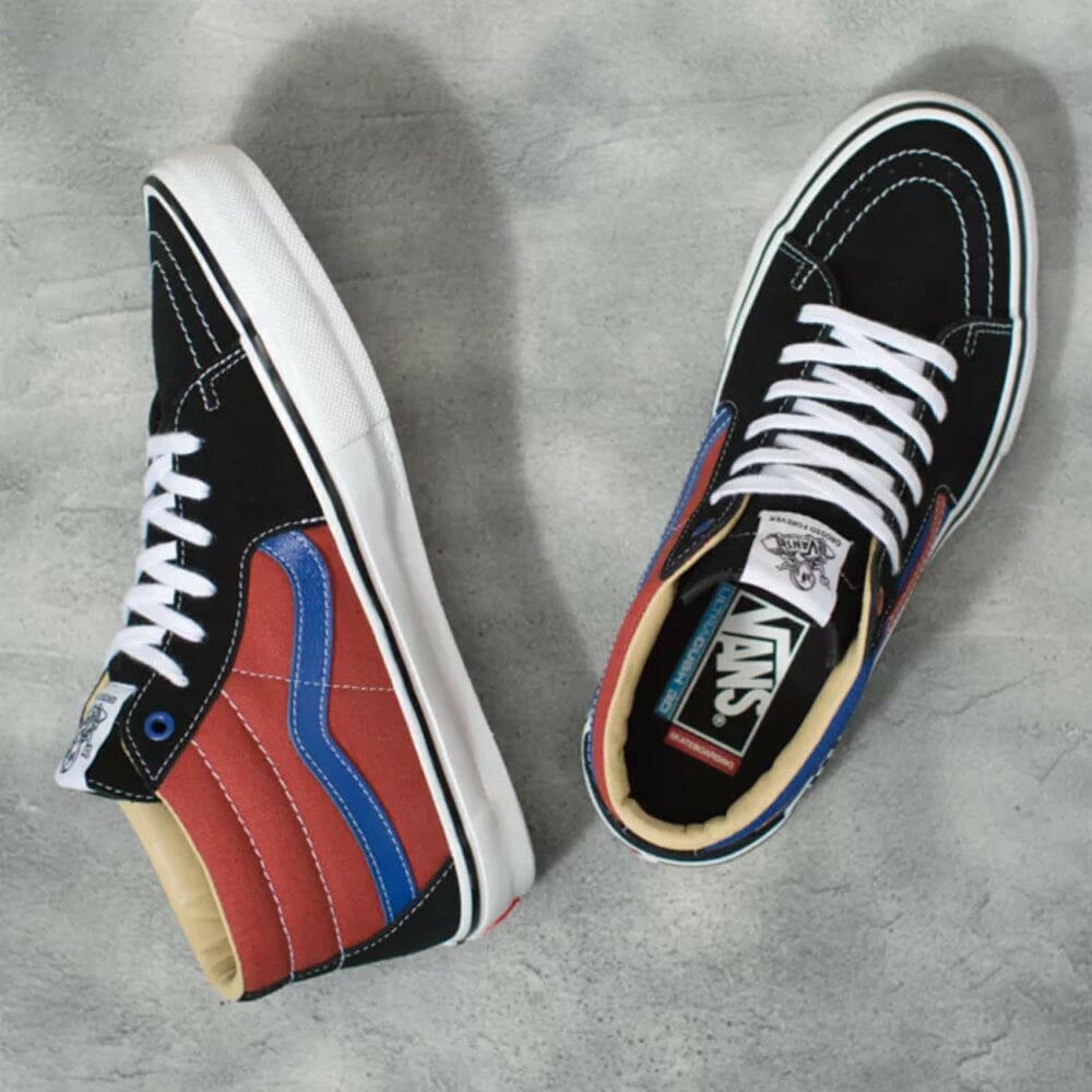 Vans - Skate Grosso Mid Shoes University Red/Blue.