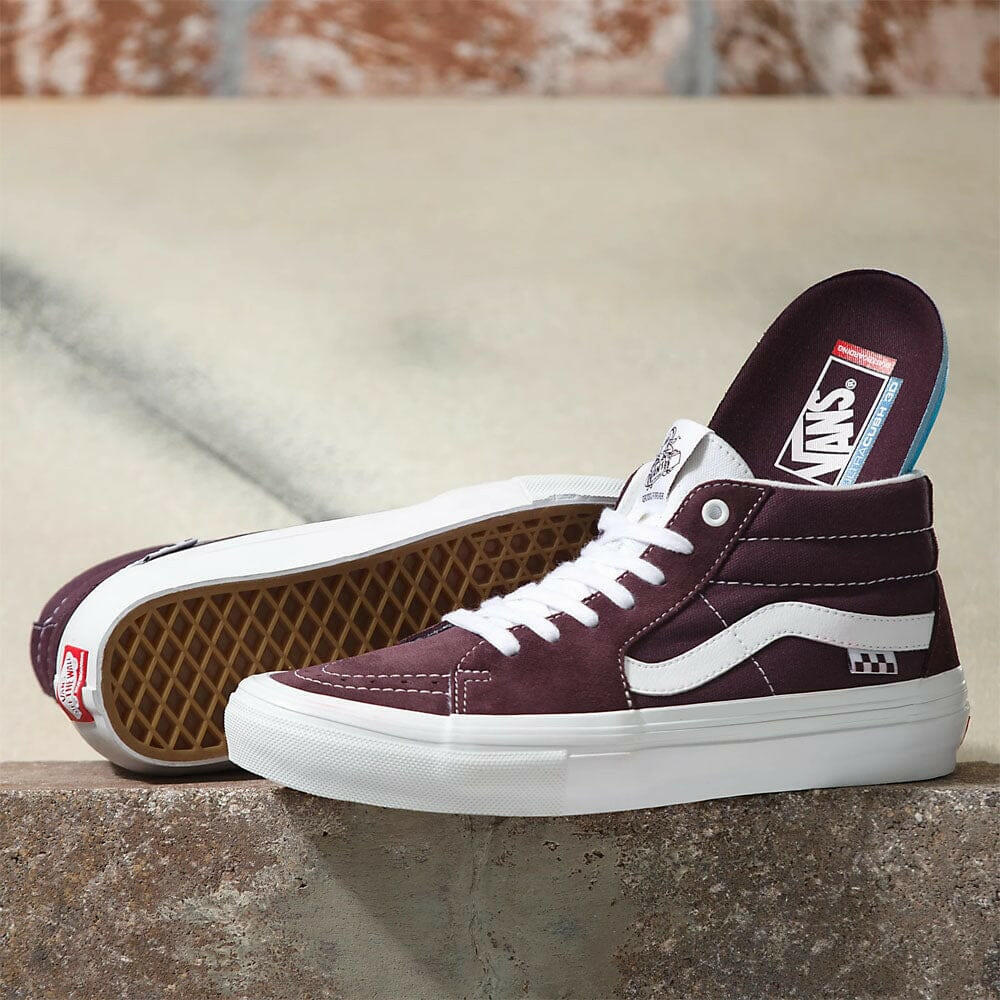 Vans - Wrapped Skate Grosso Mid Shoes Wine.