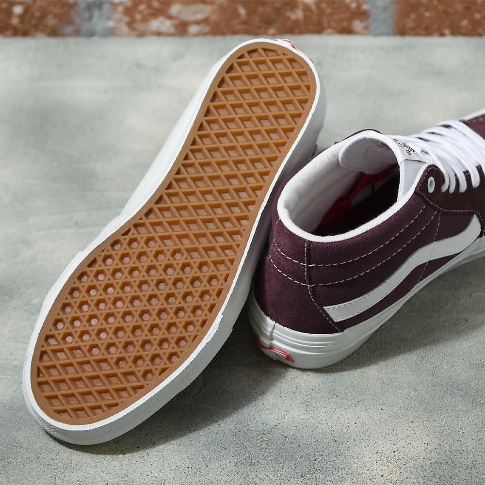 Vans - Wrapped Skate Grosso Mid Shoes Wine.