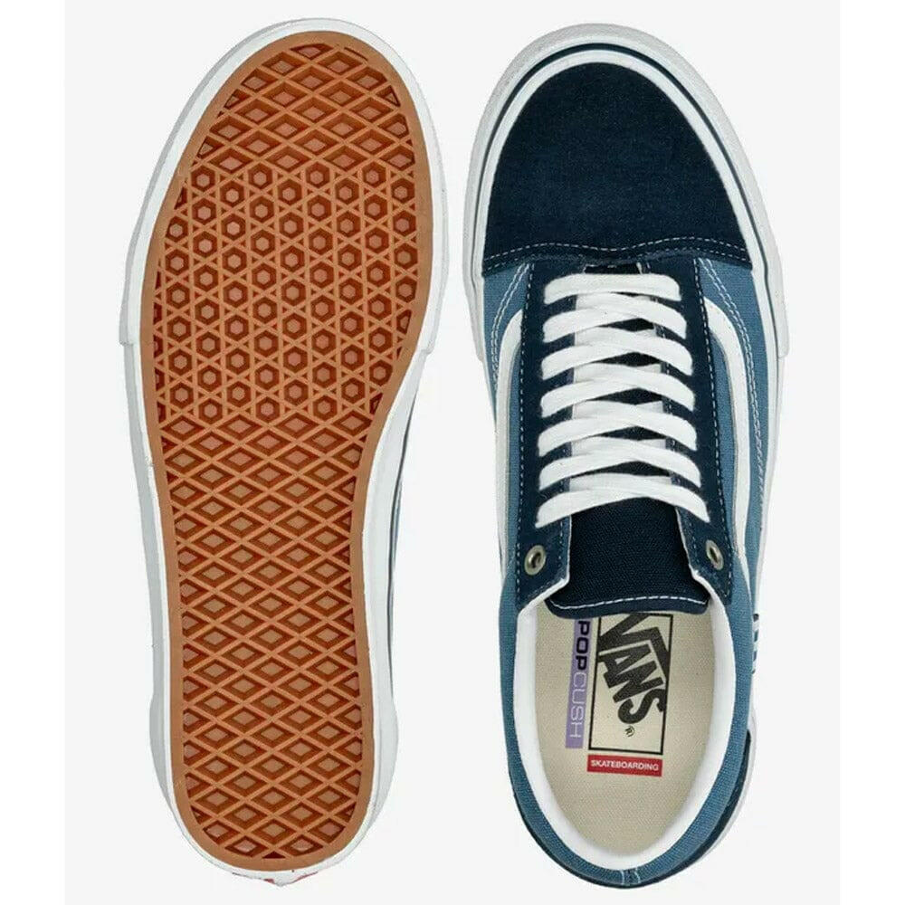Vans - Skate Old Skool Shoes Navy/White.