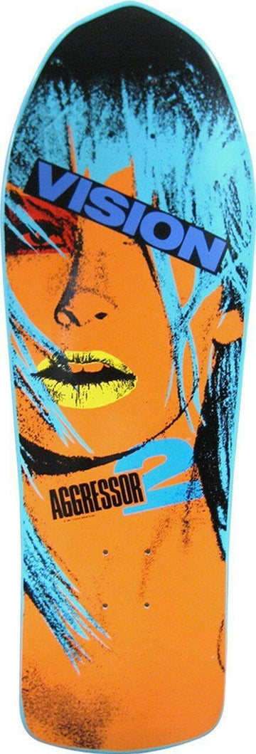 Vision - Aggressor 2 10.0 Reissue Skateboard Deck.