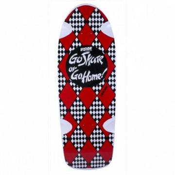 Vision - Go Skate Go Home White 10.25 Reissue Skateboard Deck.