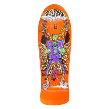 Vision - Tom Groholski Frankenstein Orange 10.25" Reissue Skateboard Deck.