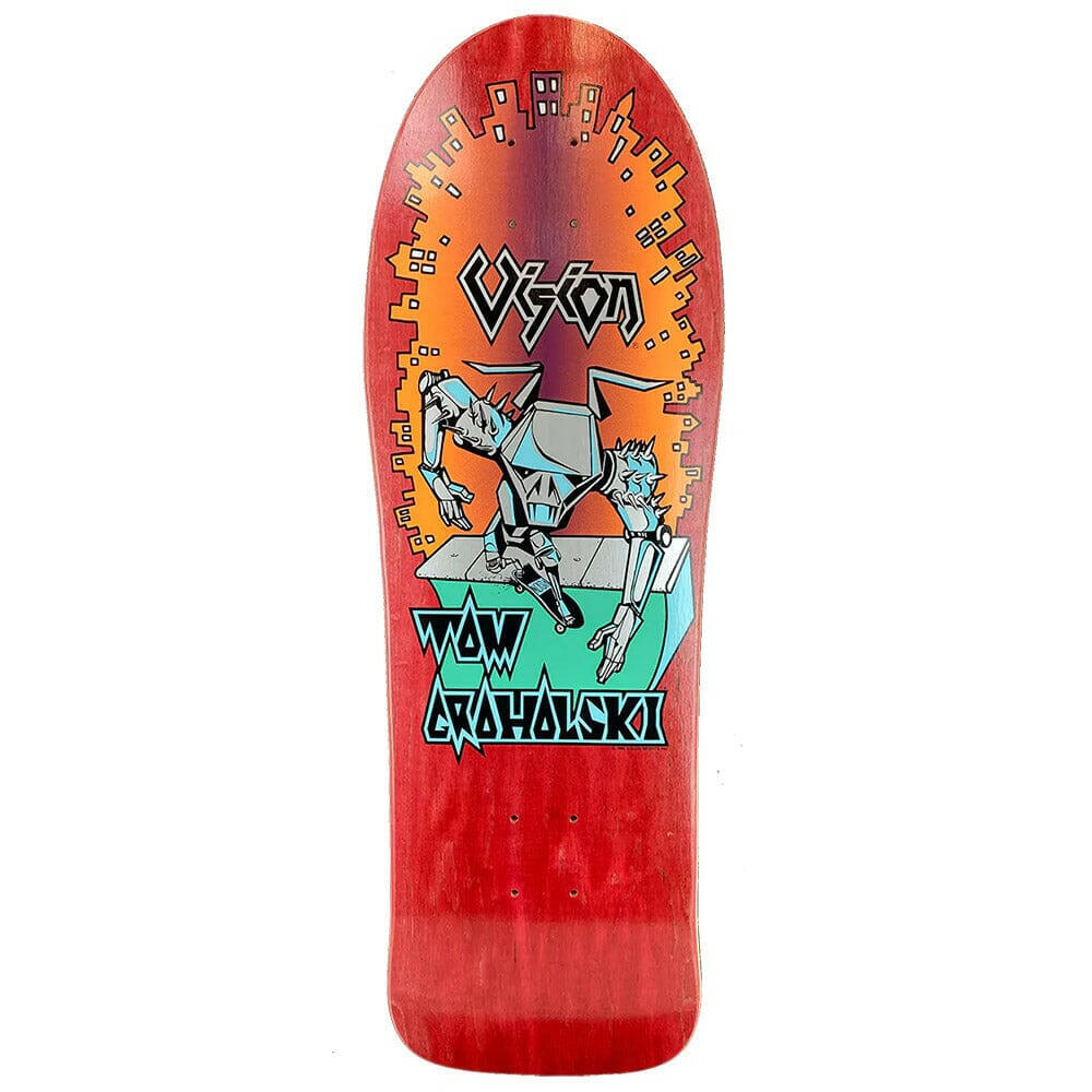 Vision - Tom Groholski Robot 9.5 Reissue Skateboard Deck.