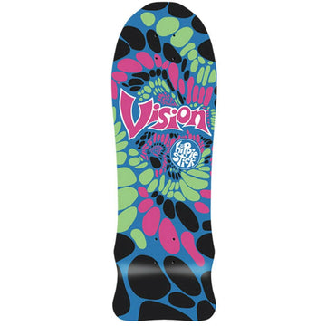 Vision - Hippie Stick Black 10.0 Reissue Skateboard Deck.