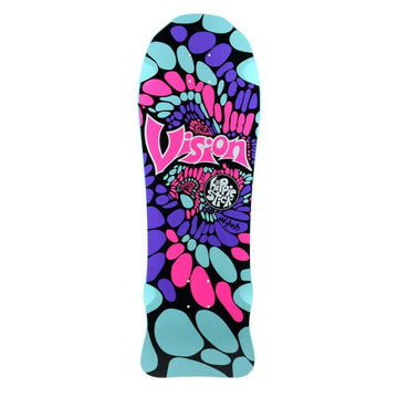 Vision - Hippie Stick Turquoise 10.0 Reissue Skateboard Deck.