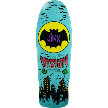 Vision - Marty 'Jinx' Jimenez Mini Turquoise 9.5" Reissue Skateboard Deck.