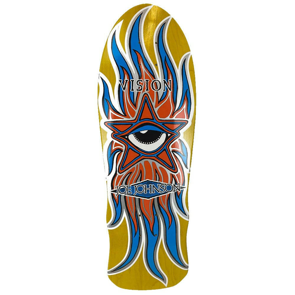 Vision - Joe Johnson Star Eye 10.0 Reissue Skateboard Deck.