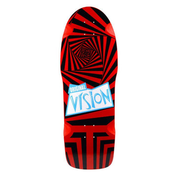 Vision - Original Vision Black/Red 10.0" Resissue Skateboard Deck.