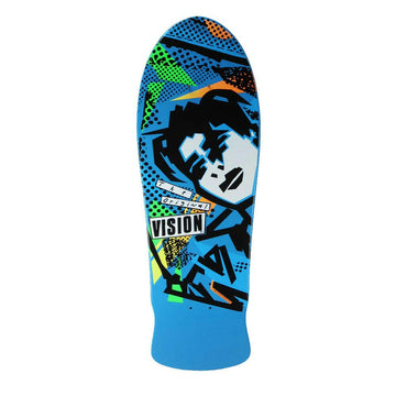 Vision - Original MG Blue 10.0 Reissue Skateboard Deck.