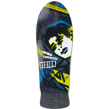 Vision - Original MG Black Stain 10.0 Reissue Skateboard Deck.