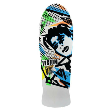 Vision - Original MG White 10.0 Reissue Skateboard Deck.