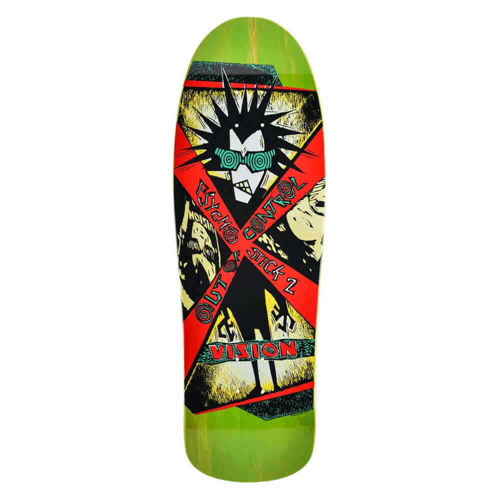 Vision - Psycho Stick 2 10.0 Reissue Skateboard Deck.