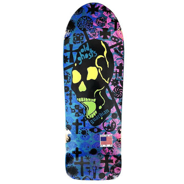 Vision - John Grigley Old Ghost Teal 10.0" Reissue Skateboard Deck.
