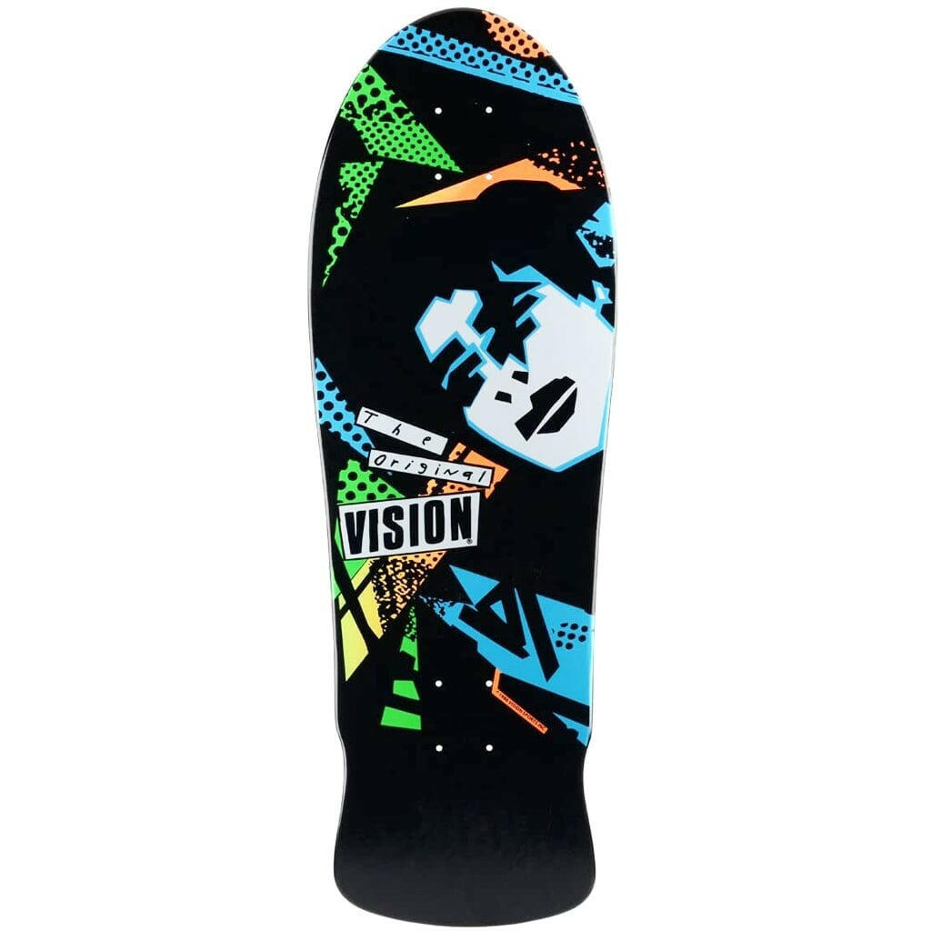 Vision - Original MG Black 10.0 Reissue Skateboard Deck.