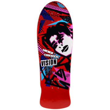 Vision - Original MG Red 10.0 Reissue Skateboard Deck.