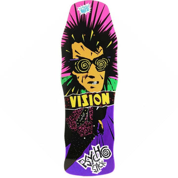 Vision - Psycho Stick Purple 10.0 Reissue Skateboard Deck.