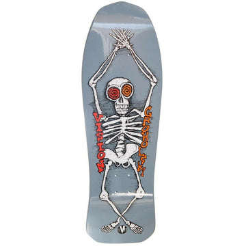 Vision - Tom Groholski Skeleton Grey 10.25" Reissue Skateboard Deck.