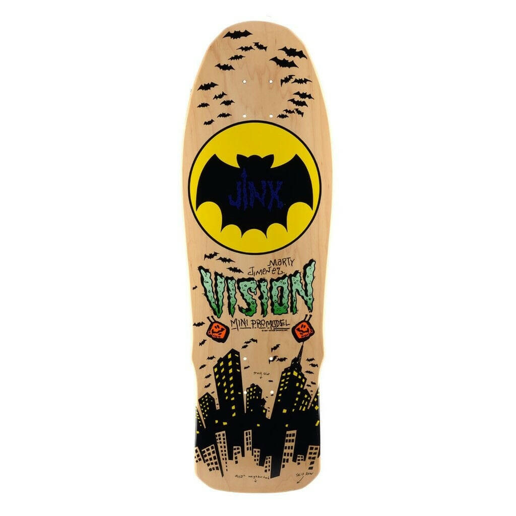 タイムセール 探し方 Vision Deck Skateboard Reissue 9.5 Mini Jimenez 'Jinx' Marty - Skateboard