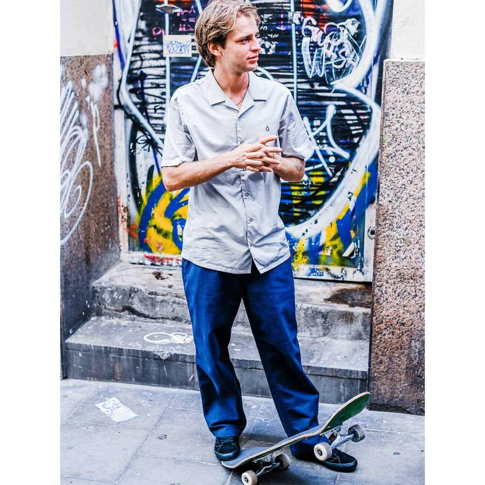 Volcom - Skate Vitals Axel Loose Tapered Pants Navy.