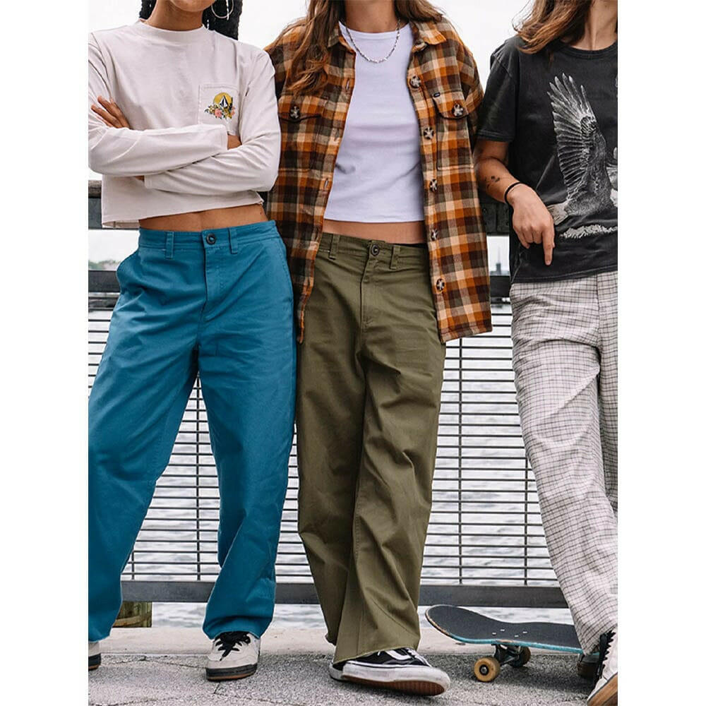 Volcom - Thisthatthem Womens Skate Pants Military.